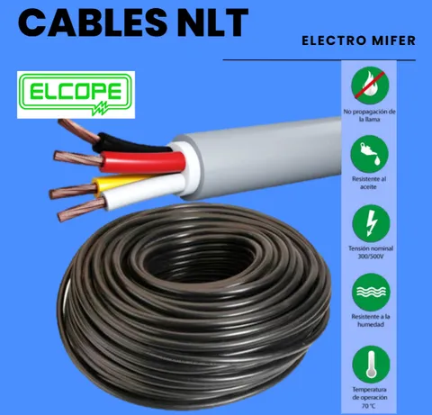 CABLE NMT 4X8 AWG ELCOPE
