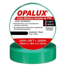 CINTA AISLANTE OPALUX VERDE