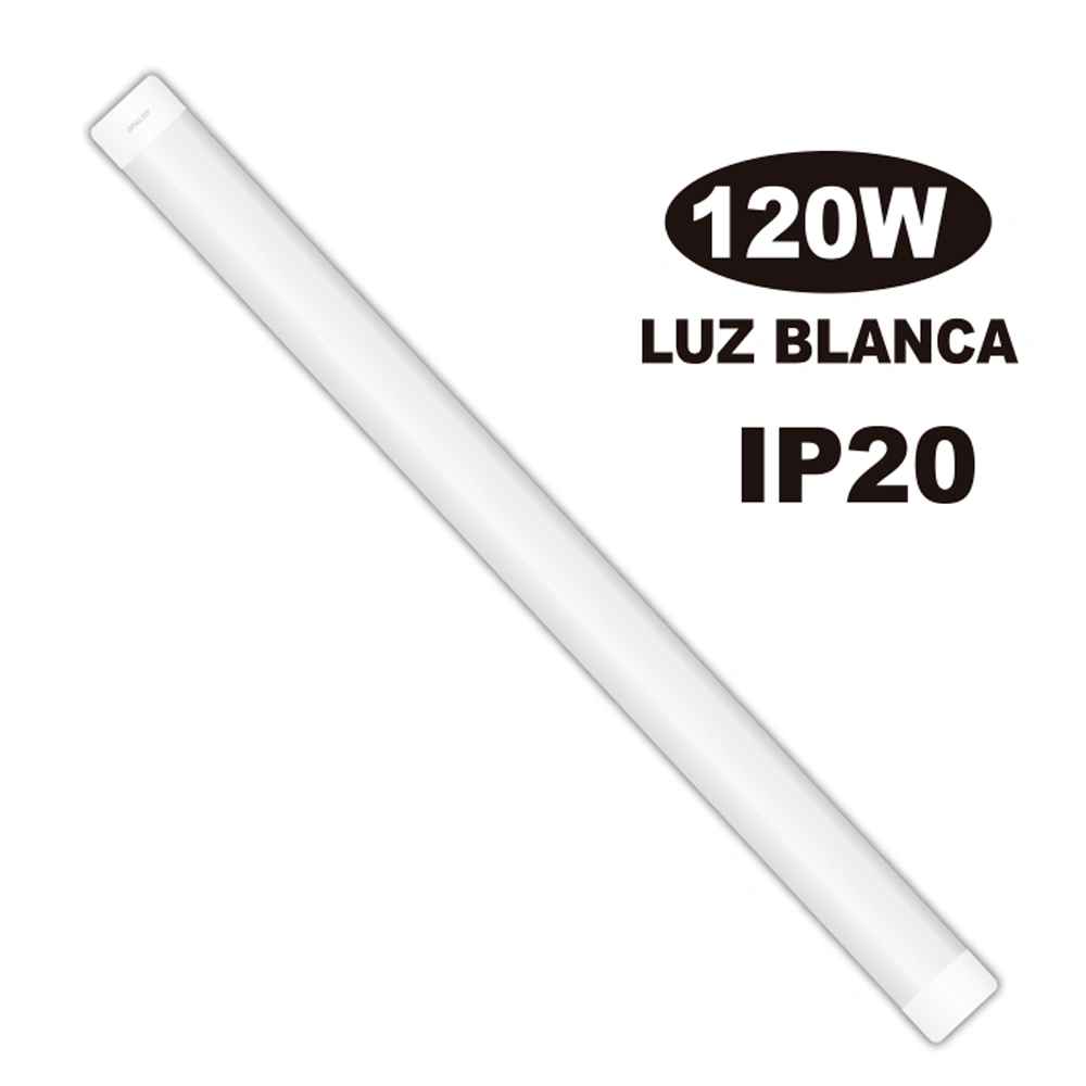 PANTALLA PAVONADO 120W OPALUX BLANCO 1.20M