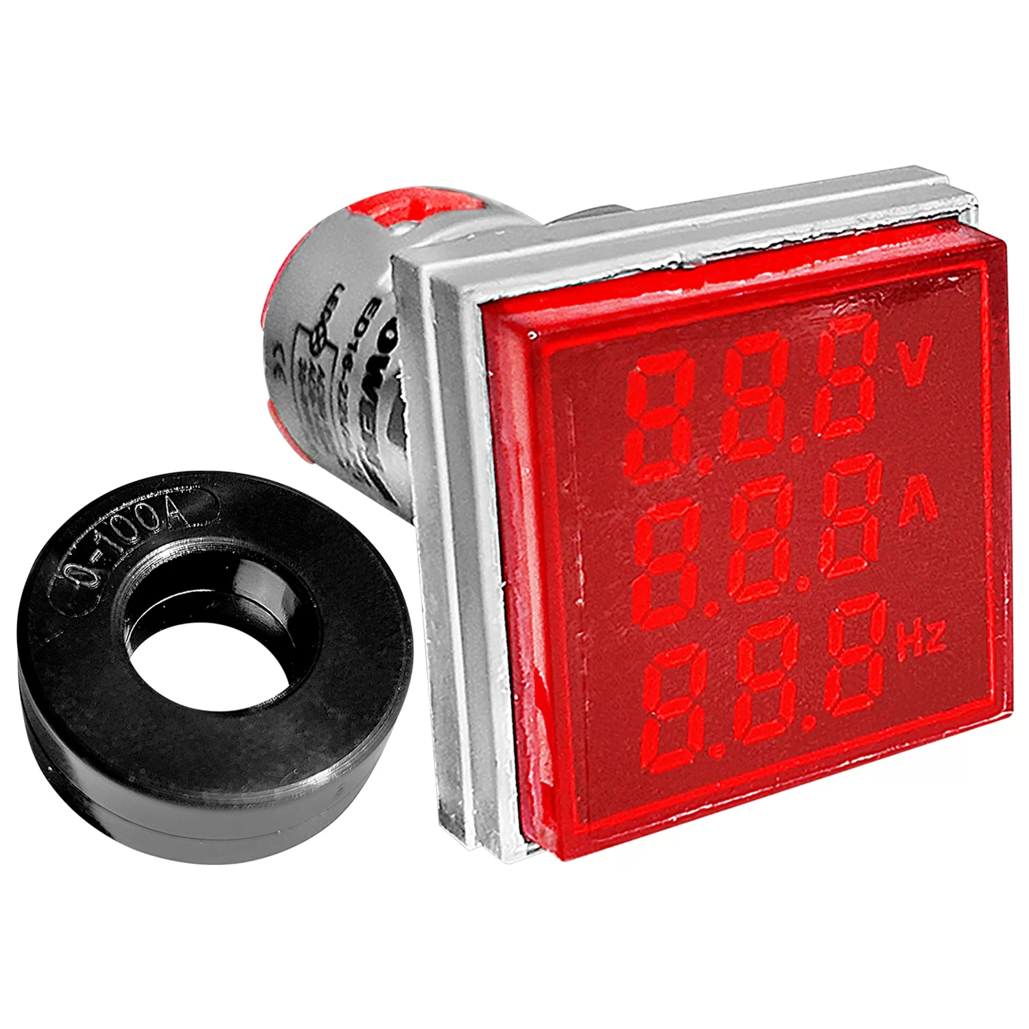 PILOTO LED ROJO C/ INDICADOR VOL+AMP+FREC STRONGER