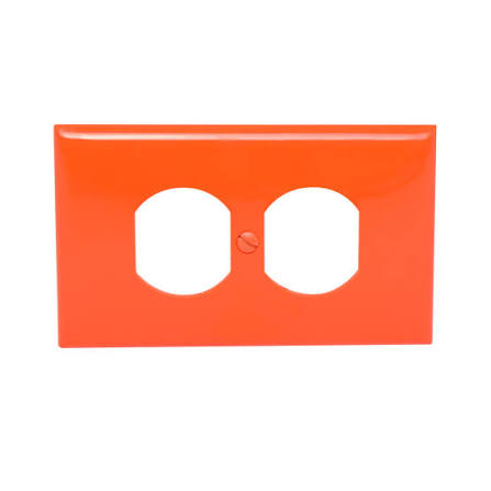 PLACA DOBLE NYLON NARANJA KBA