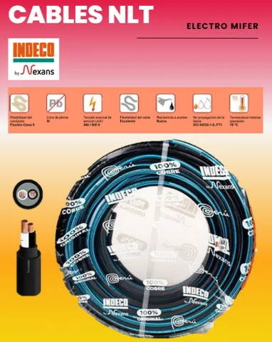 CABLE NLT 2X16 AWG INDECO