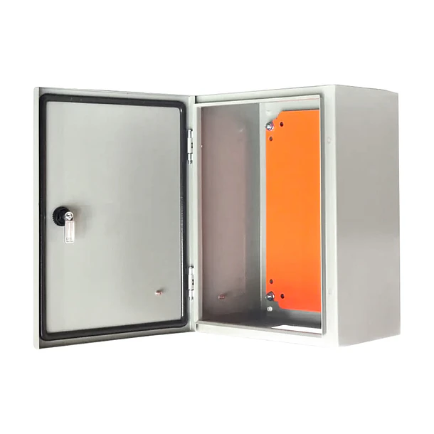 GABINETE HERMETICO 300X400X200 MM C/ PLACA DE ACERO HIMEL IP66