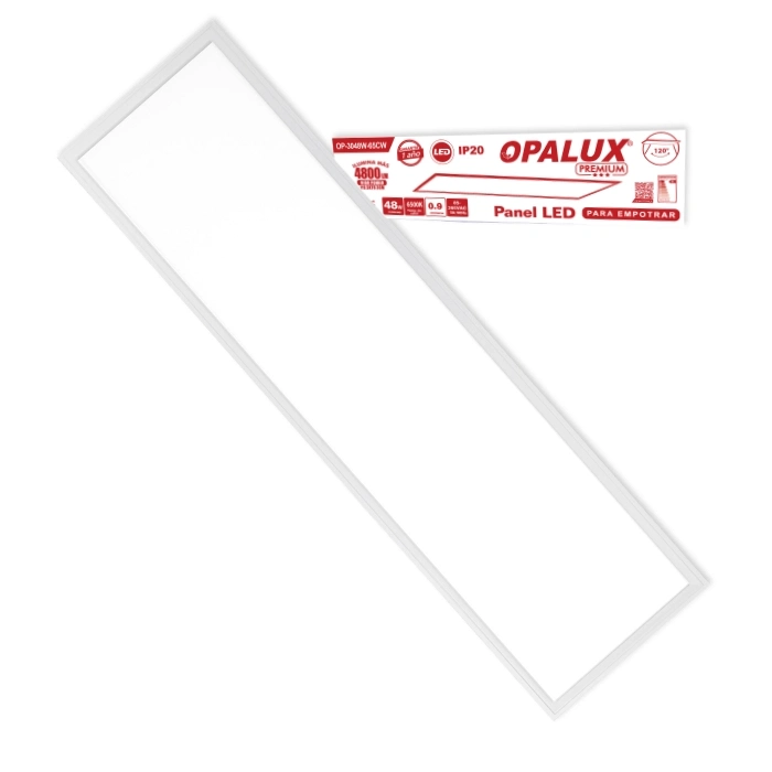 PANTALLA EMPOTRADO LED 120 X 30 48W OPALUX