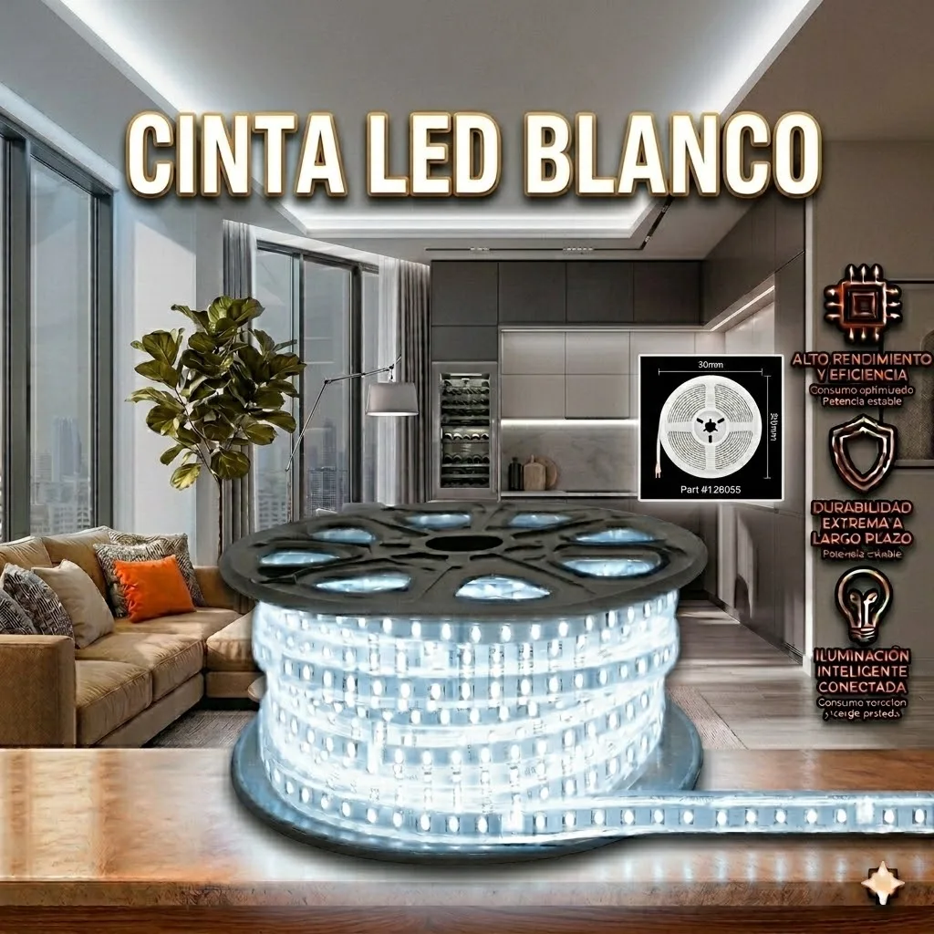 CINTA LED IP65 7200K BLANCO OPALUX 1LINEA