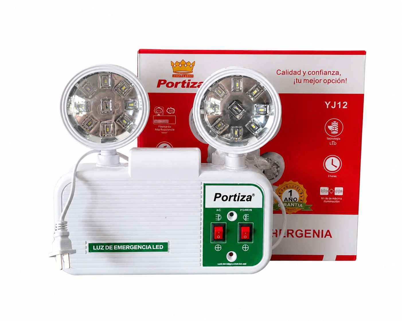 LUZ DE EMERGENCIA PORTIZA