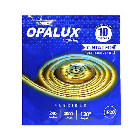 CINTA LED 240LEDS/7200K BLANCO OPALUX