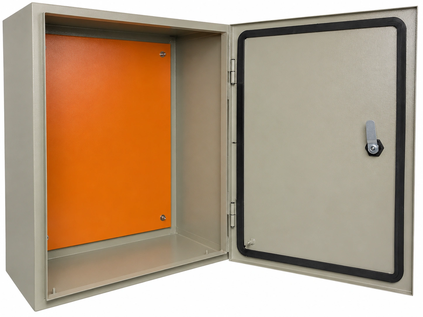 GABINETE HERMETICO 400X500X200 MM C/ PLACA DE ACERO HIMEL IP66