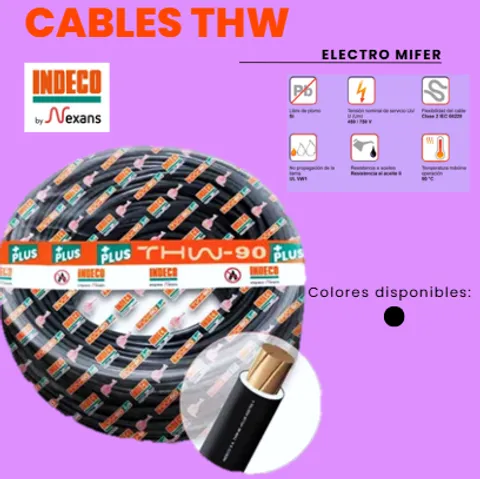 CABLE THW-90 8 AWG INDECO PLUS