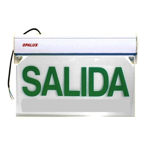 LUZ DE EMERGENCIA DE SALIDA OPALUX CHICO