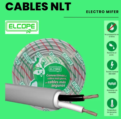 CABLE NLT 2X14 AWG ELCOPE
