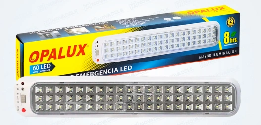LUZ DE EMERGENCIA LINEAL 60 LED OPALUX
