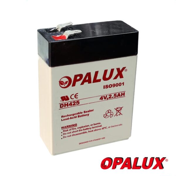 BATERIA 4V 2.5H OPALUX