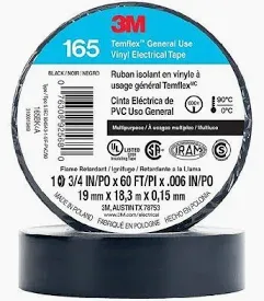 CINTA AISLANTE 3M 165 NEGRO