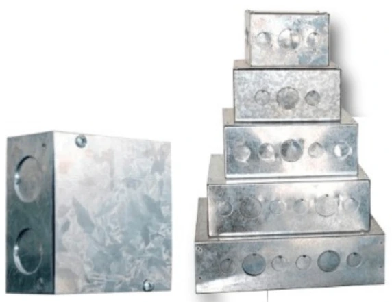 CAJA DE PASE 5"X5"X3" METAL (130X130X75)